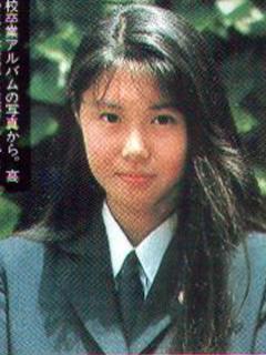 松嶋菜々子さんの学生の頃の画像