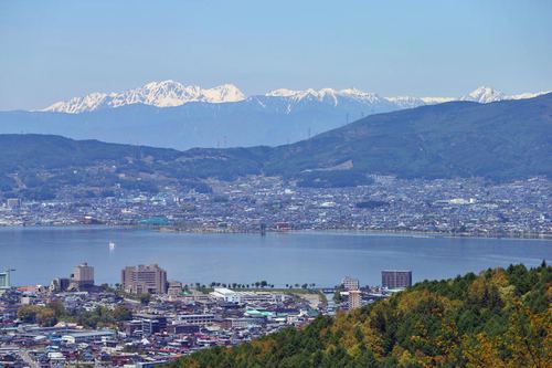 長野県の諏訪市内