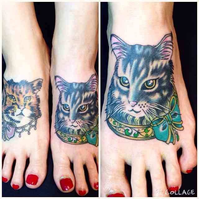 猫のタトゥー
